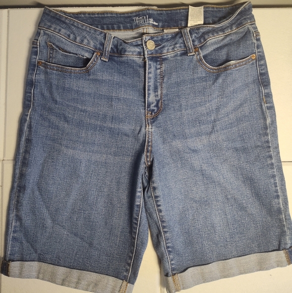 Blue Denim Shorts Size 12 #410 - Picture 1 of 2